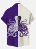 Men's Vintage Kraken Split Short Sleeve Shirt sold by Eleven Oasis