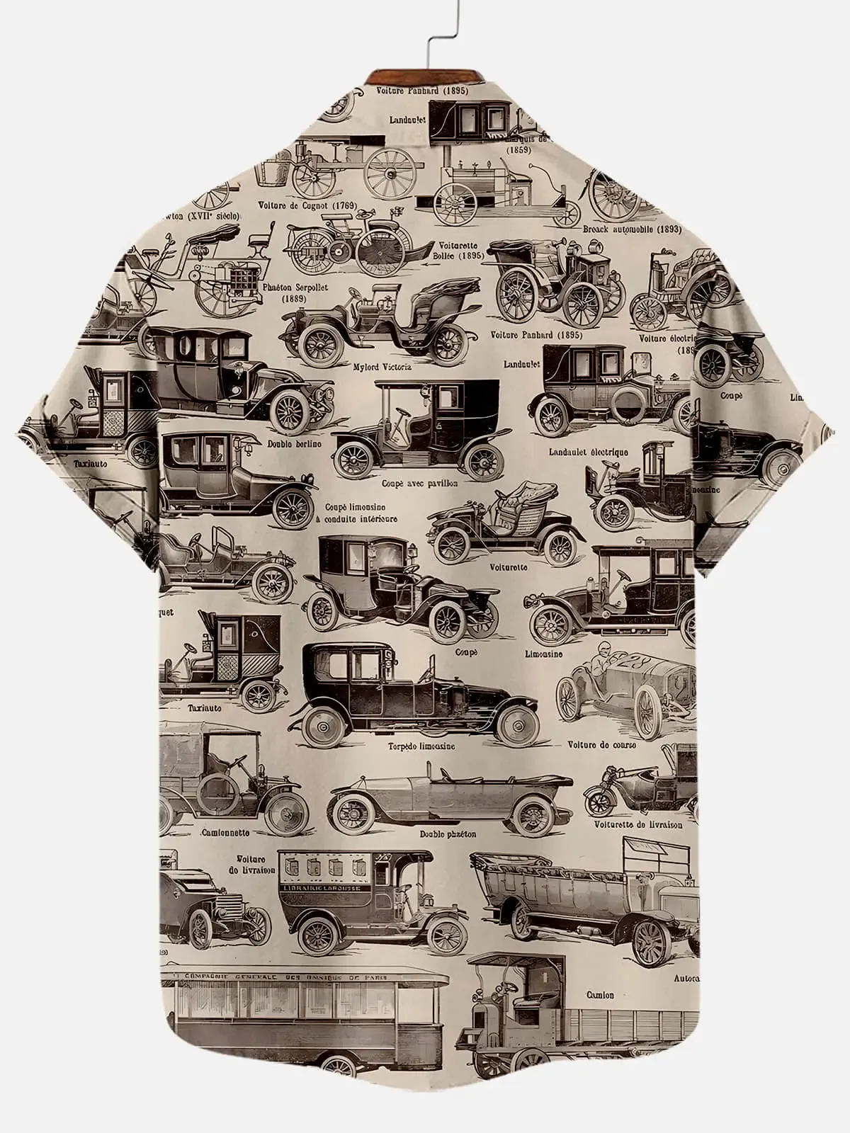 Men's Classic Transportation Gallery Short Sleeve Shirt sold by Eleven Oasis product image thumbnail 2