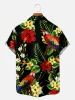 Men's Tropical Parrot Paradise Hawaiian Short Sleeve Shirt sold by Eleven Oasis