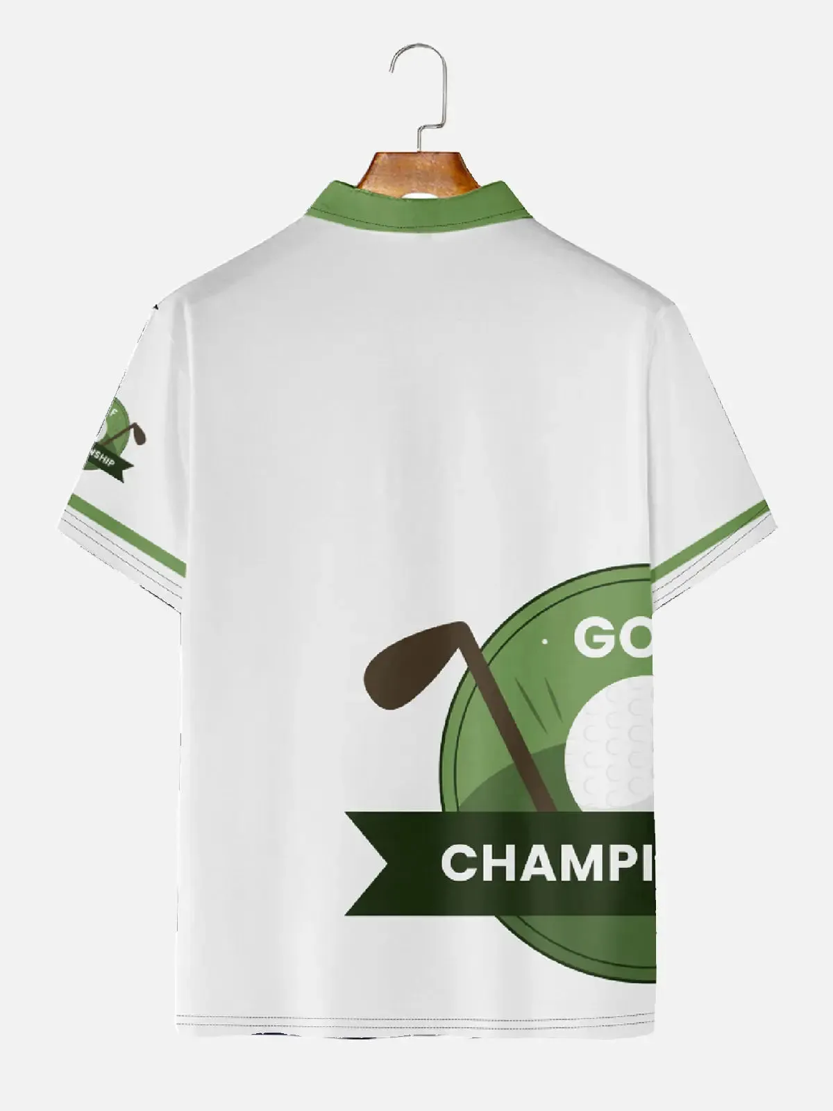 Men's Golf Championship Polo Short Sleeve Shirt sold by Eleven Oasis product image thumbnail 2