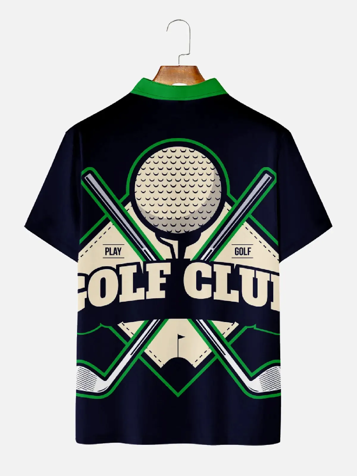 Men's Golf Club Short Sleeve Polo Shirt sold by Eleven Oasis product image thumbnail 2