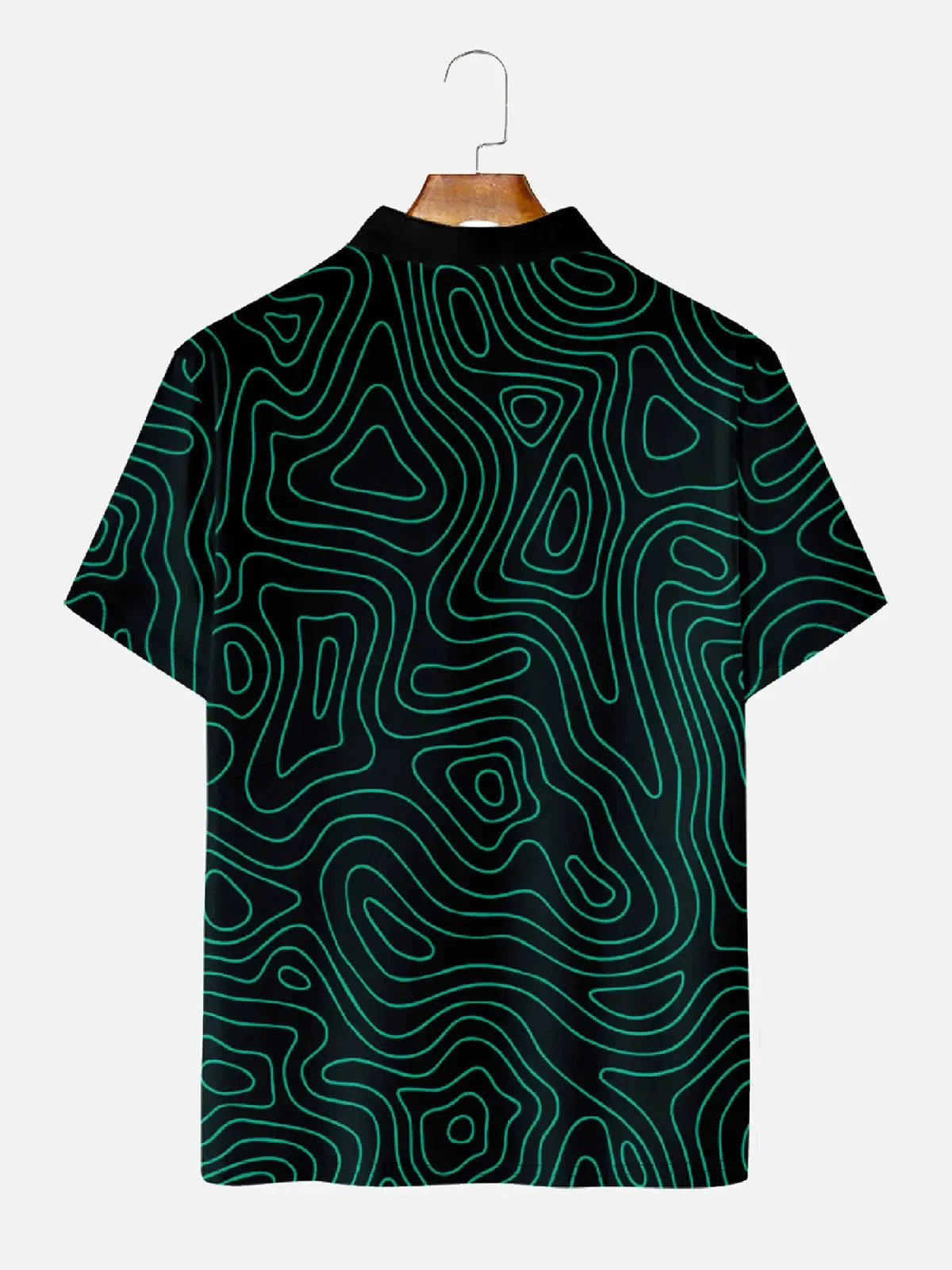 Men's Terrain Map Golf Champion Short Sleeve Polo Shirt sold by Eleven Oasis product image thumbnail 2