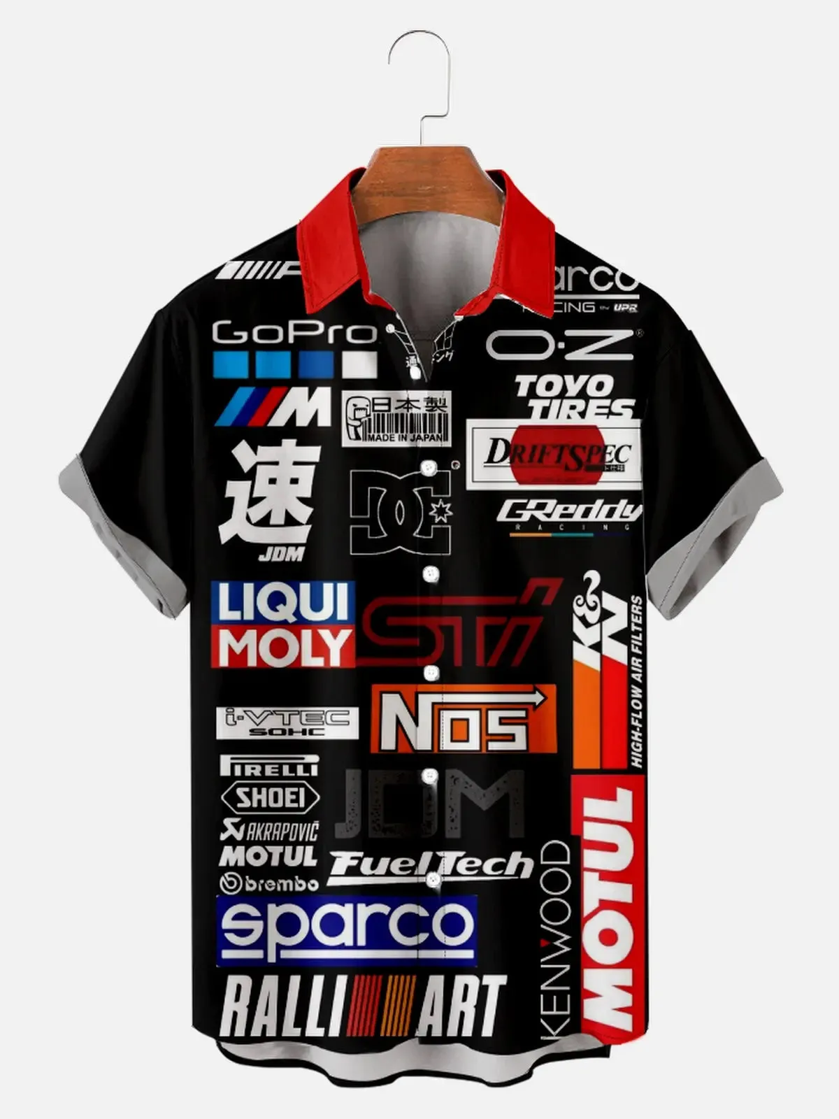 Men's Performance Brand Racing Short Sleeve Shirt sold by Eleven Oasis