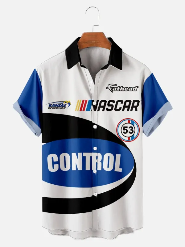 Men's Car Racing Short Sleeve Shirt sold by Eleven Oasis