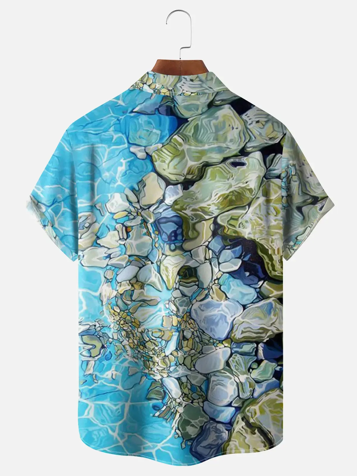 Men's Clear Waters Short Sleeve Shirt sold by Eleven Oasis product image thumbnail 2