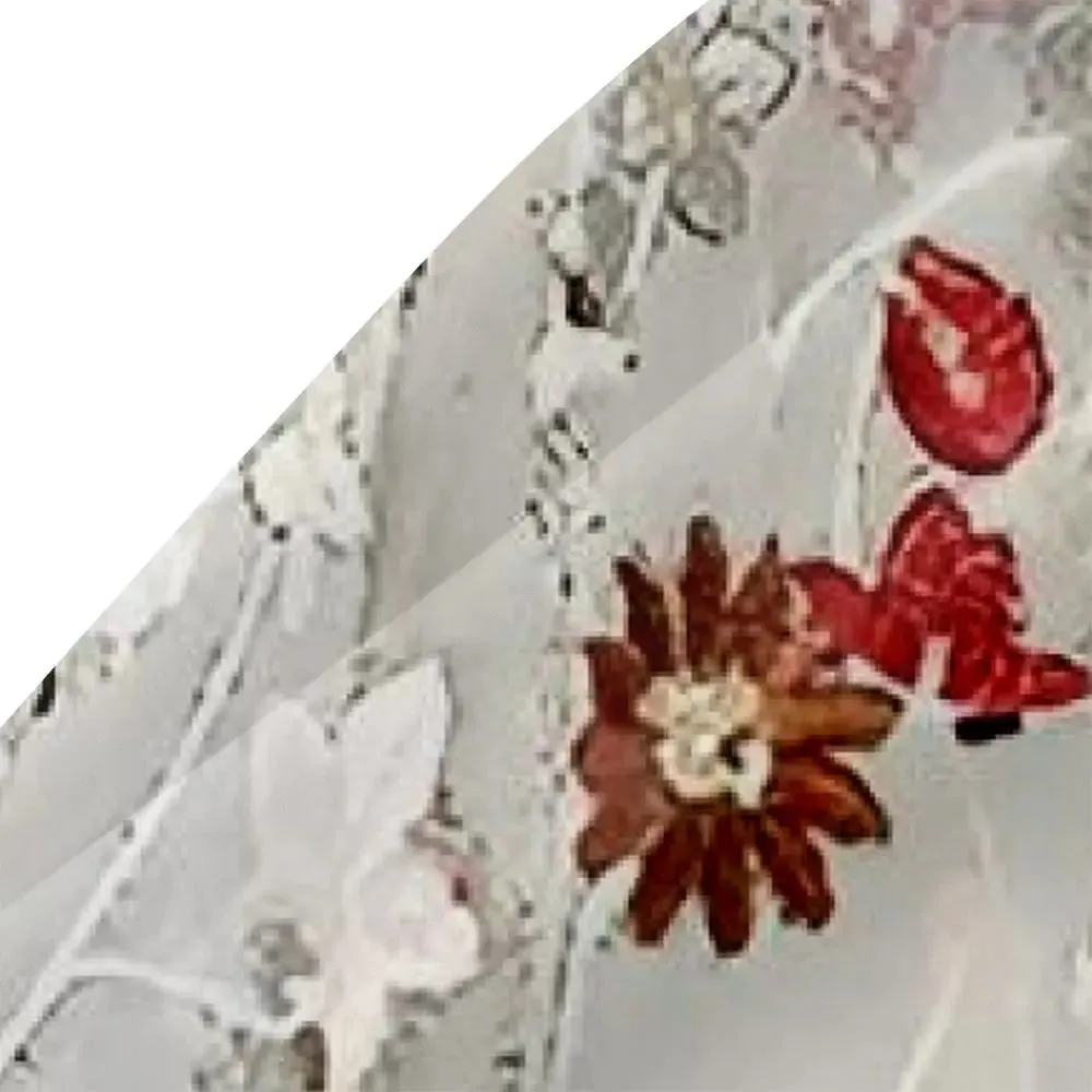 Men's Floral Print Autumn Fall Flowers Short Sleeve Shirt sold by Eleven Oasis product image thumbnail 5