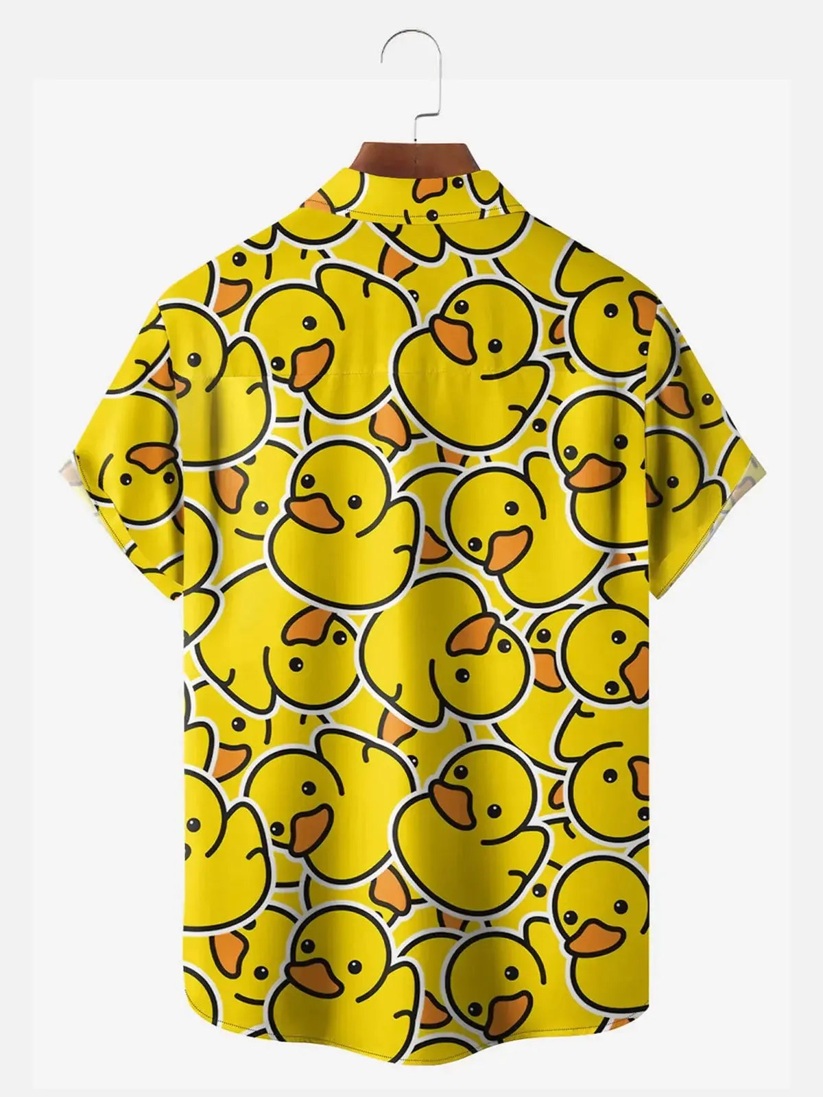 Men's Rubber Duck Sticker Collage Short Sleeve Shirt sold by Eleven Oasis product image thumbnail 2