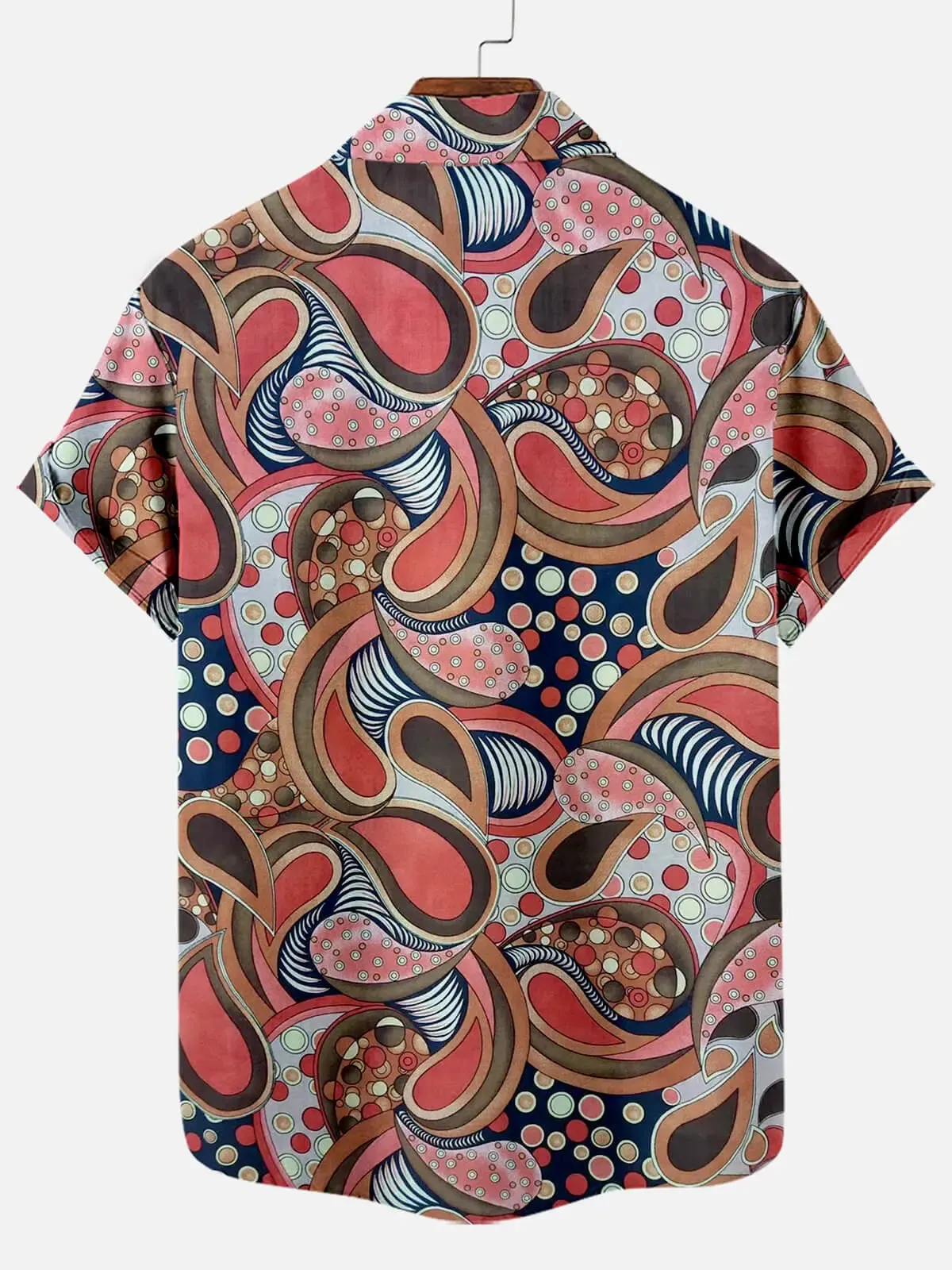 Men's Watercolor Abstract Art Short Sleeve Shirt sold by Eleven Oasis product image thumbnail 4