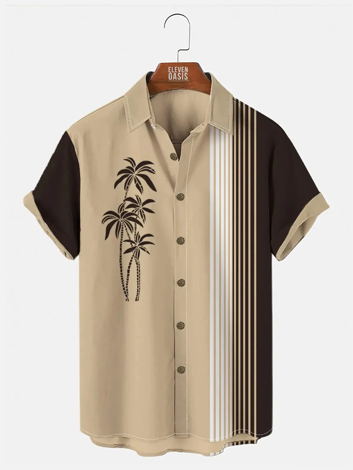 Men's Aloha Vibe Vacay Style Short Sleeve Shirt sold by Eleven Oasis