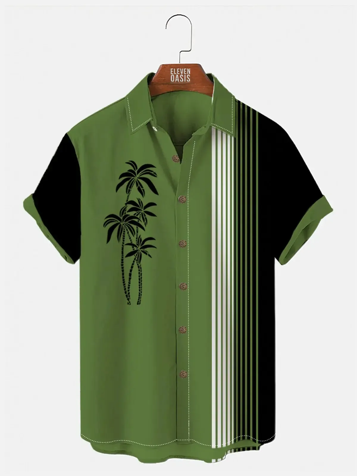 Men's Aloha Vibe Vacay Style Short Sleeve Shirt sold by Eleven Oasis product image thumbnail 3