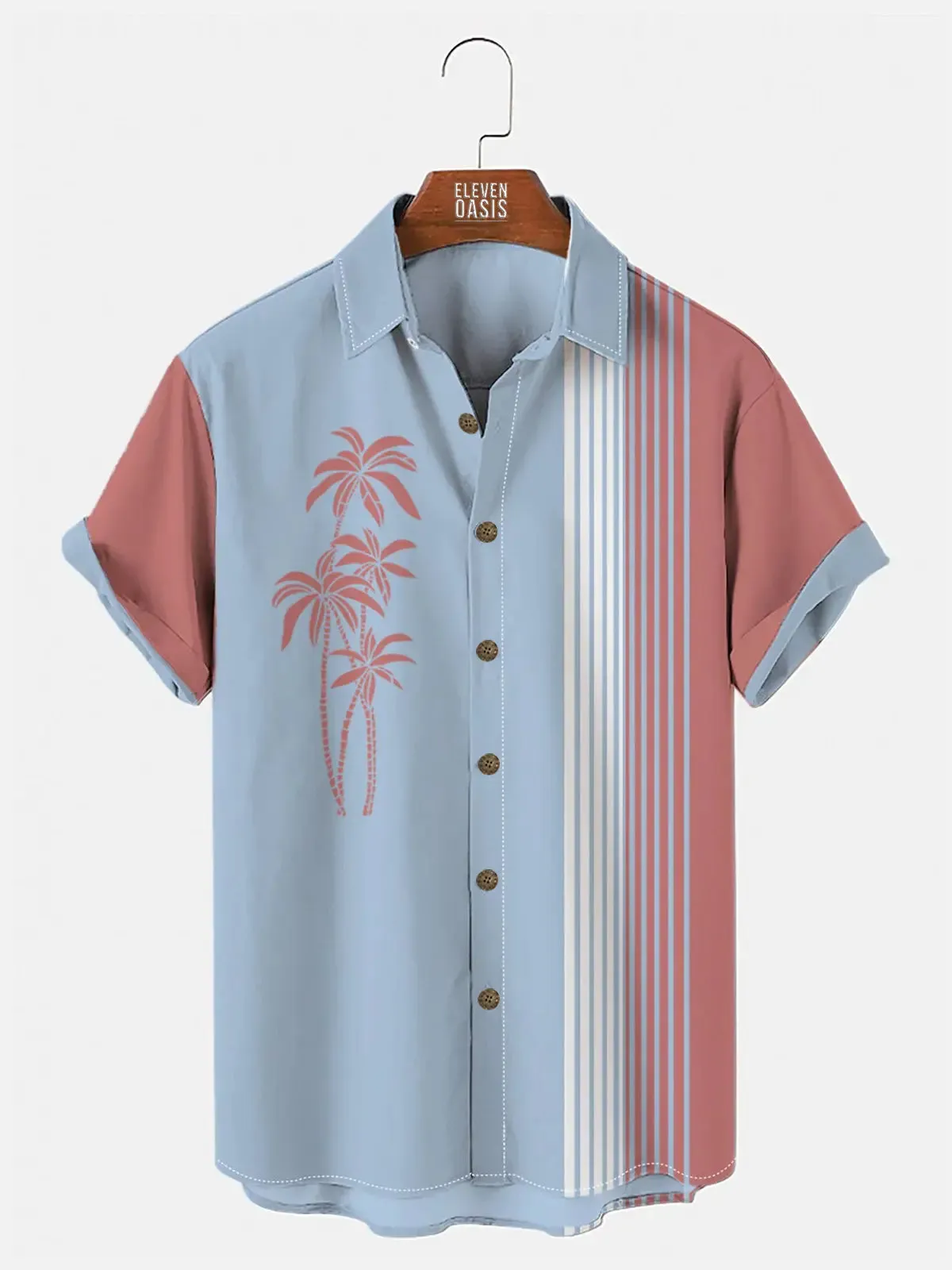 Men's Aloha Vibe Vacay Style Short Sleeve Shirt sold by Eleven Oasis product image thumbnail 5