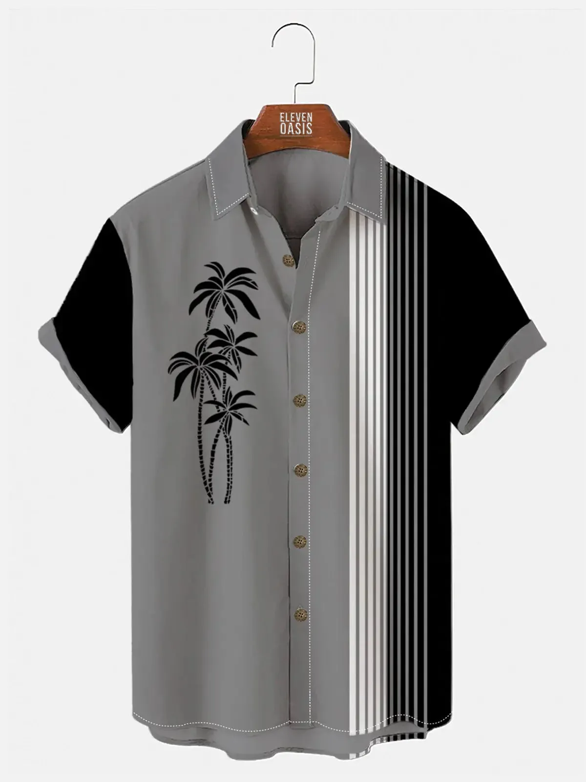 Men's Aloha Vibe Vacay Style Short Sleeve Shirt sold by Eleven Oasis product image thumbnail 4