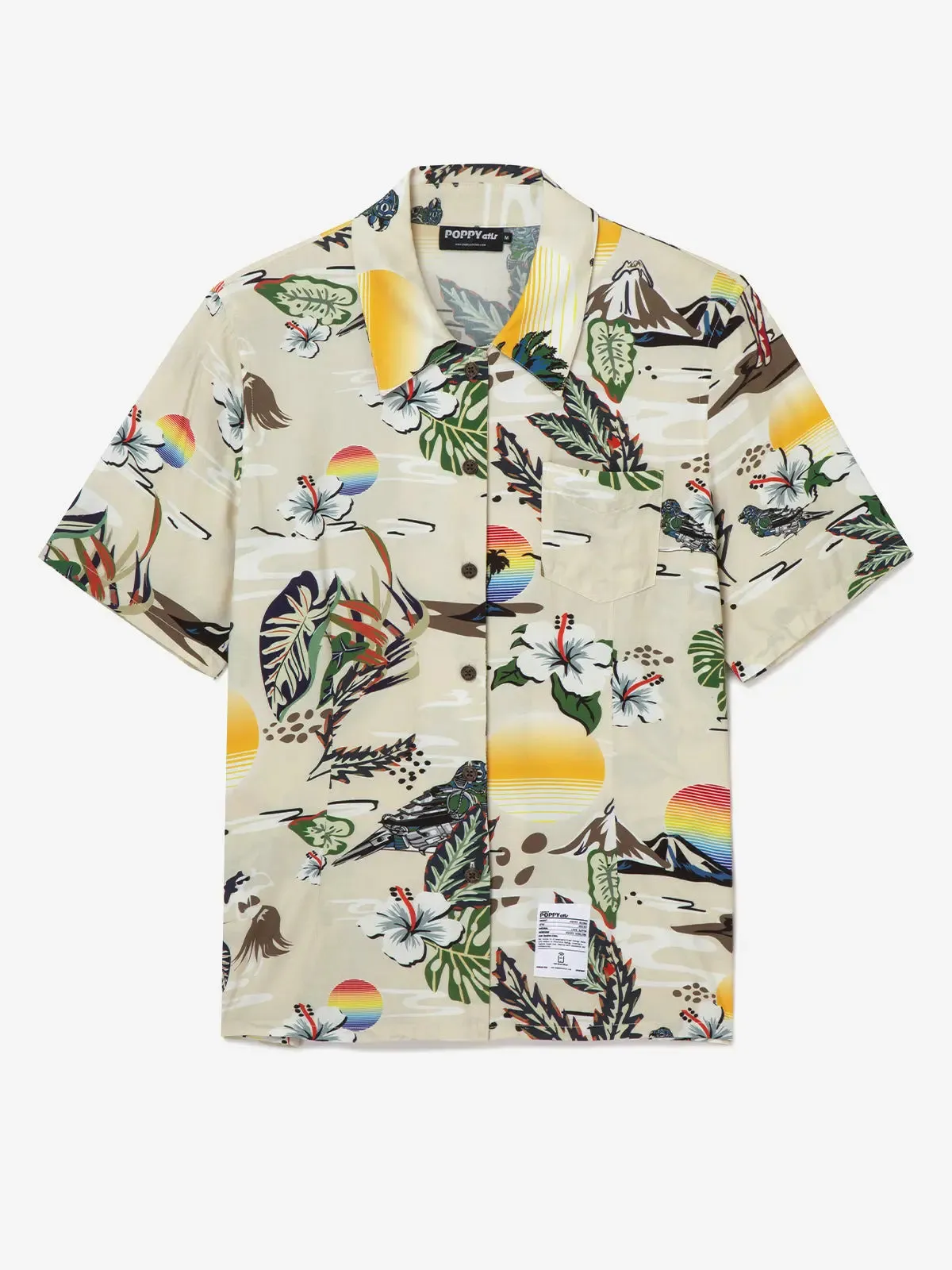 POPPY ATLR Men's Electronic Aloha Short Sleeve Shirt sold by Eleven Oasis product image thumbnail 4