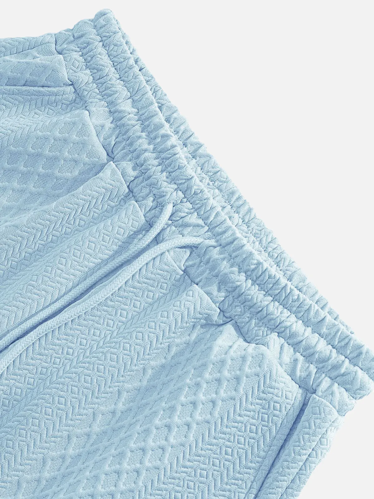 Men's Textured Jacquard Polo Short Set sold by Eleven Oasis product image thumbnail 3