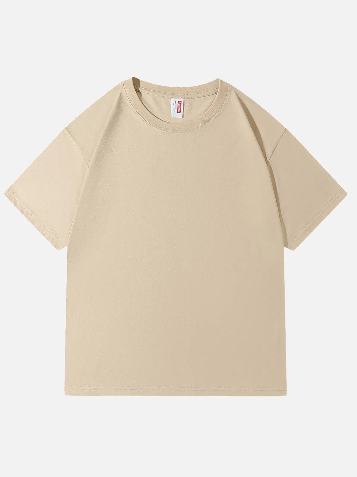 Soft Pastel Basic Cotton T-Shirt - 5 Colors sold by Eleven Oasis product image thumbnail 3