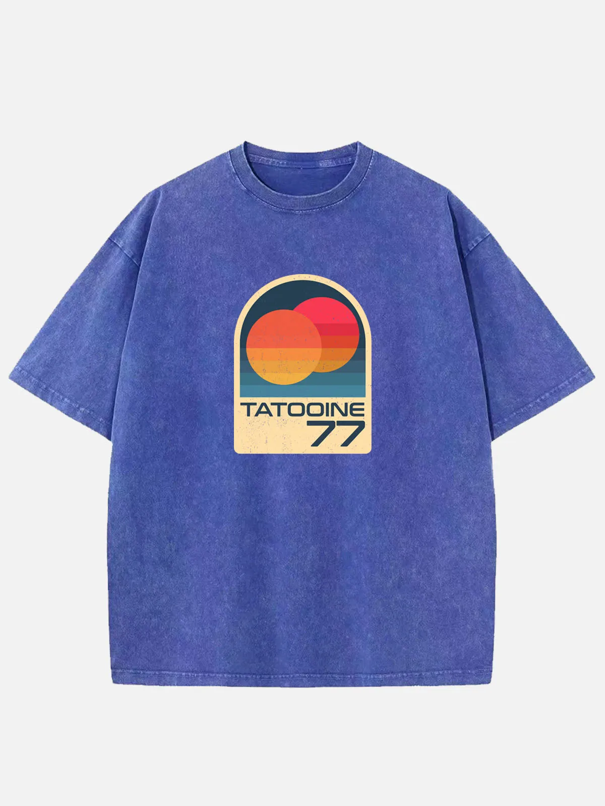 Star Wars Tatooine 77 Vintage Acid Wash Cotton T-Shirt sold by Eleven Oasis product image thumbnail 2