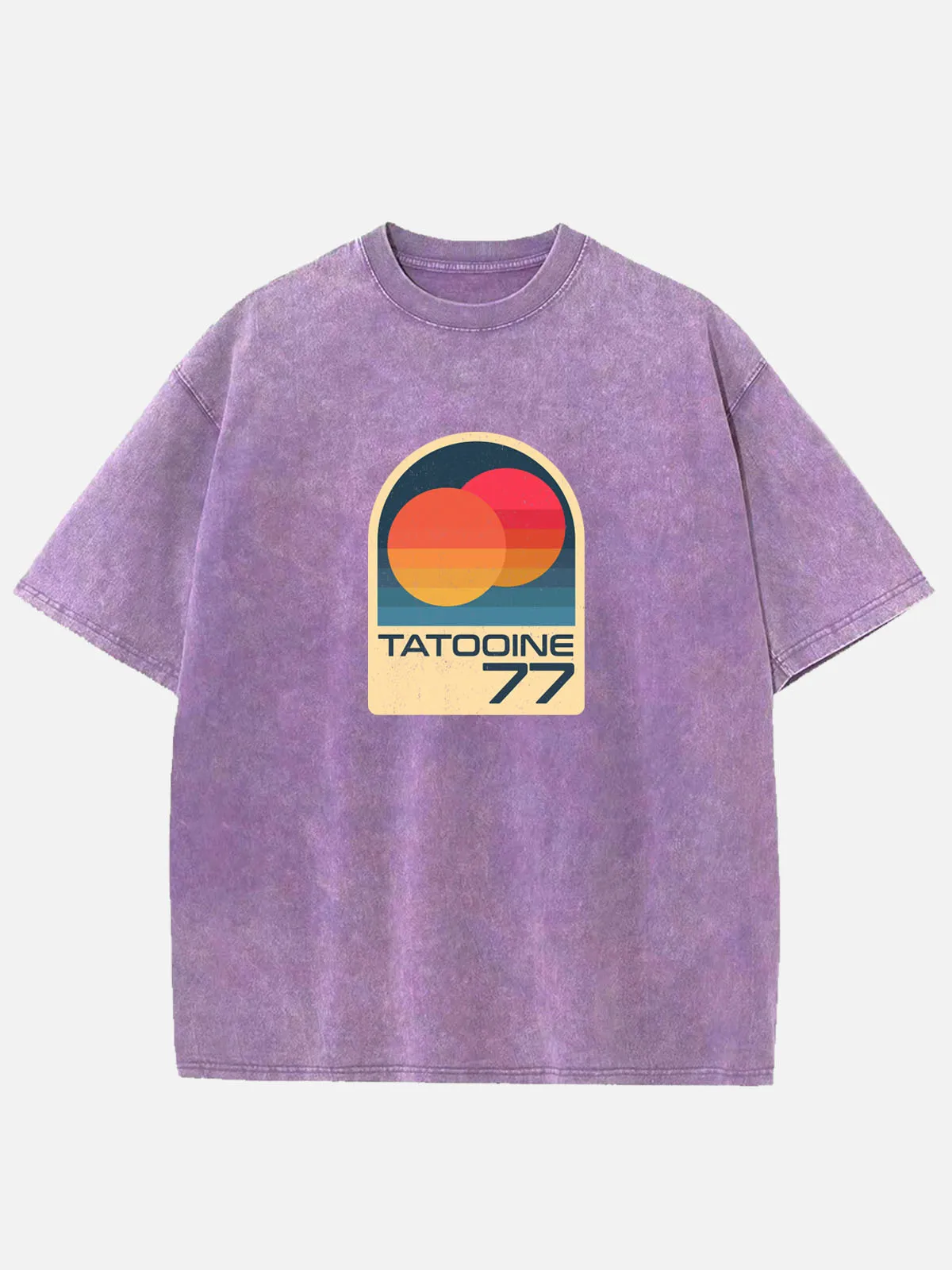 Star Wars Tatooine 77 Vintage Acid Wash Cotton T-Shirt sold by Eleven Oasis product image thumbnail 3