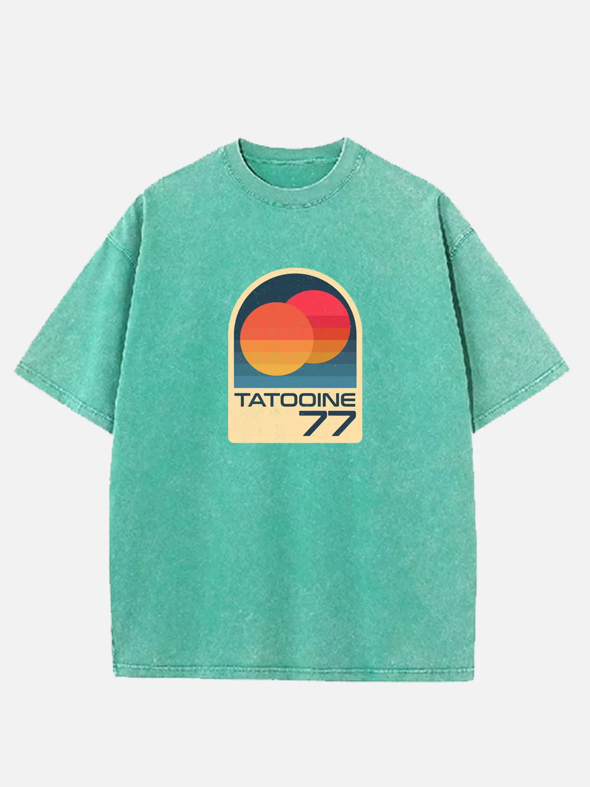Star Wars Tatooine 77 Vintage Acid Wash Cotton T-Shirt sold by Eleven Oasis product image thumbnail 4
