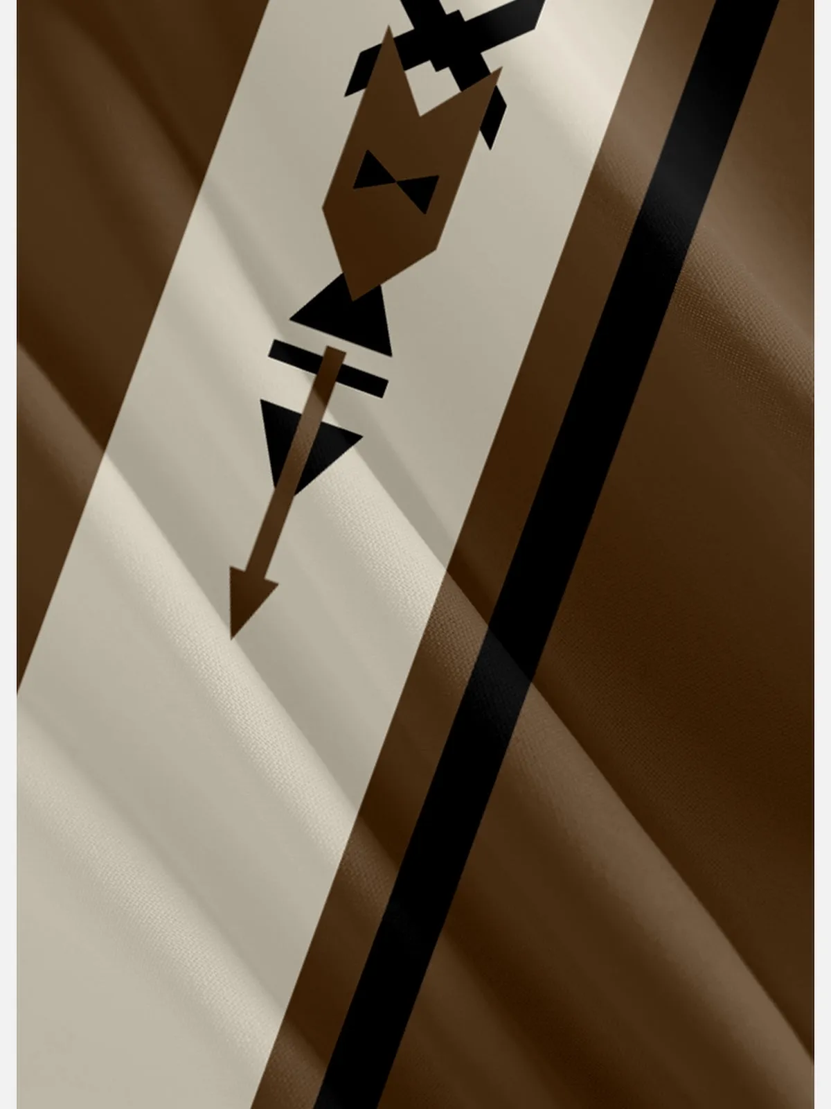 Men's Western Geometric Arrow Panel Short Sleeve Shirt sold by Eleven Oasis product image thumbnail 4