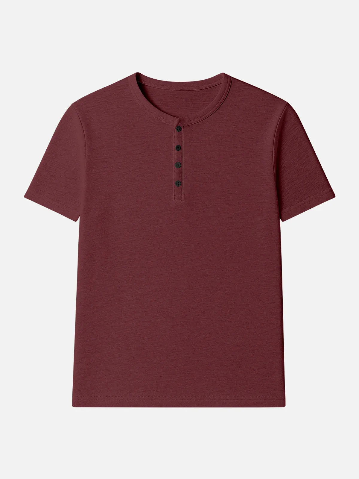 Men's Classic Cotton Henley T-Shirt sold by Eleven Oasis product image thumbnail 5