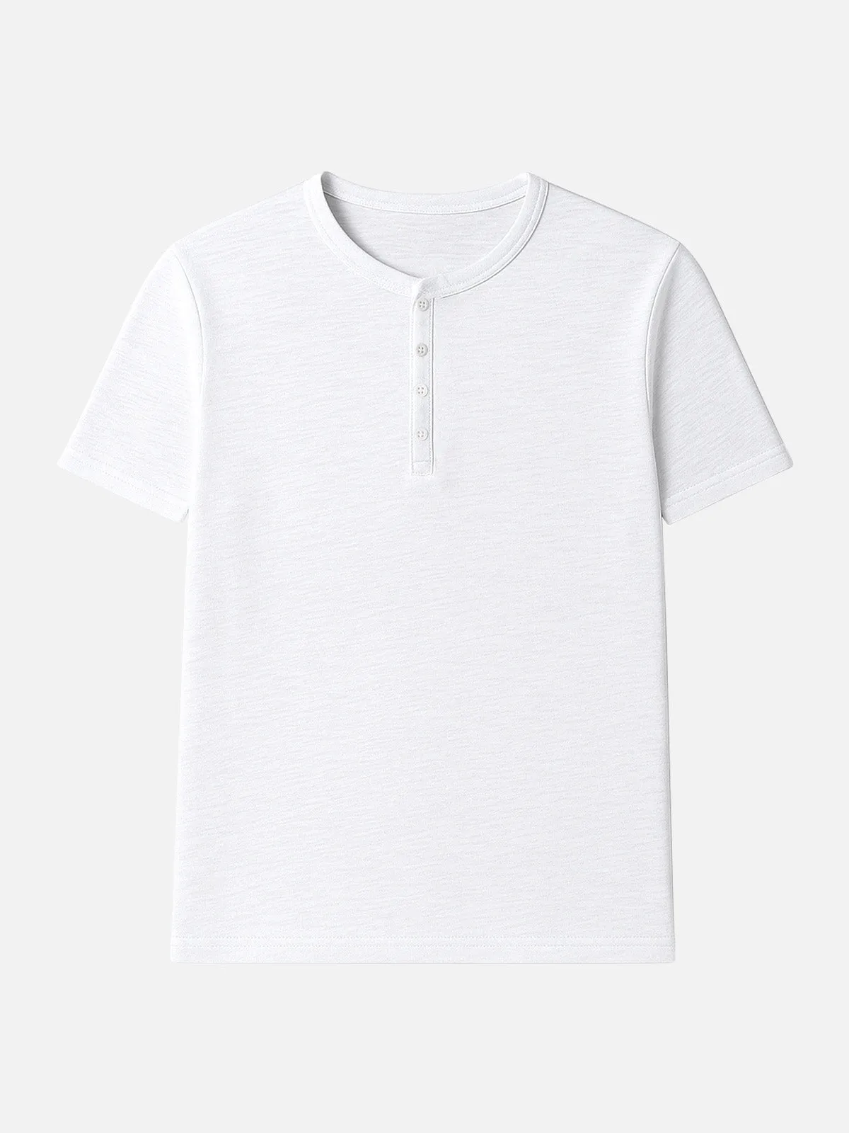 Men's Classic Cotton Henley T-Shirt sold by Eleven Oasis product image thumbnail 3