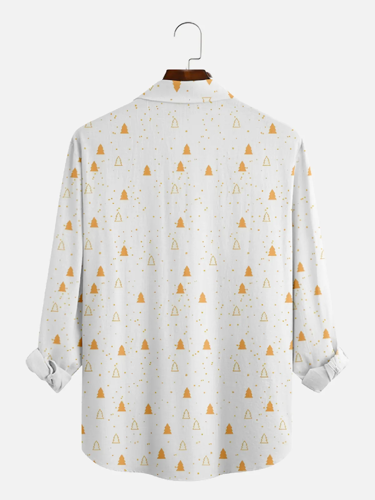 Men's Christmas Hawaii Holiday Santa Long Sleeve Shirt sold by Eleven Oasis product image thumbnail 2