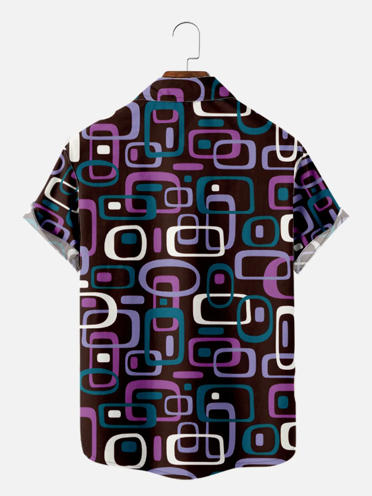 Men's Iconic 70s Pattern Short Sleeve Shirt sold by Eleven Oasis product image thumbnail 5