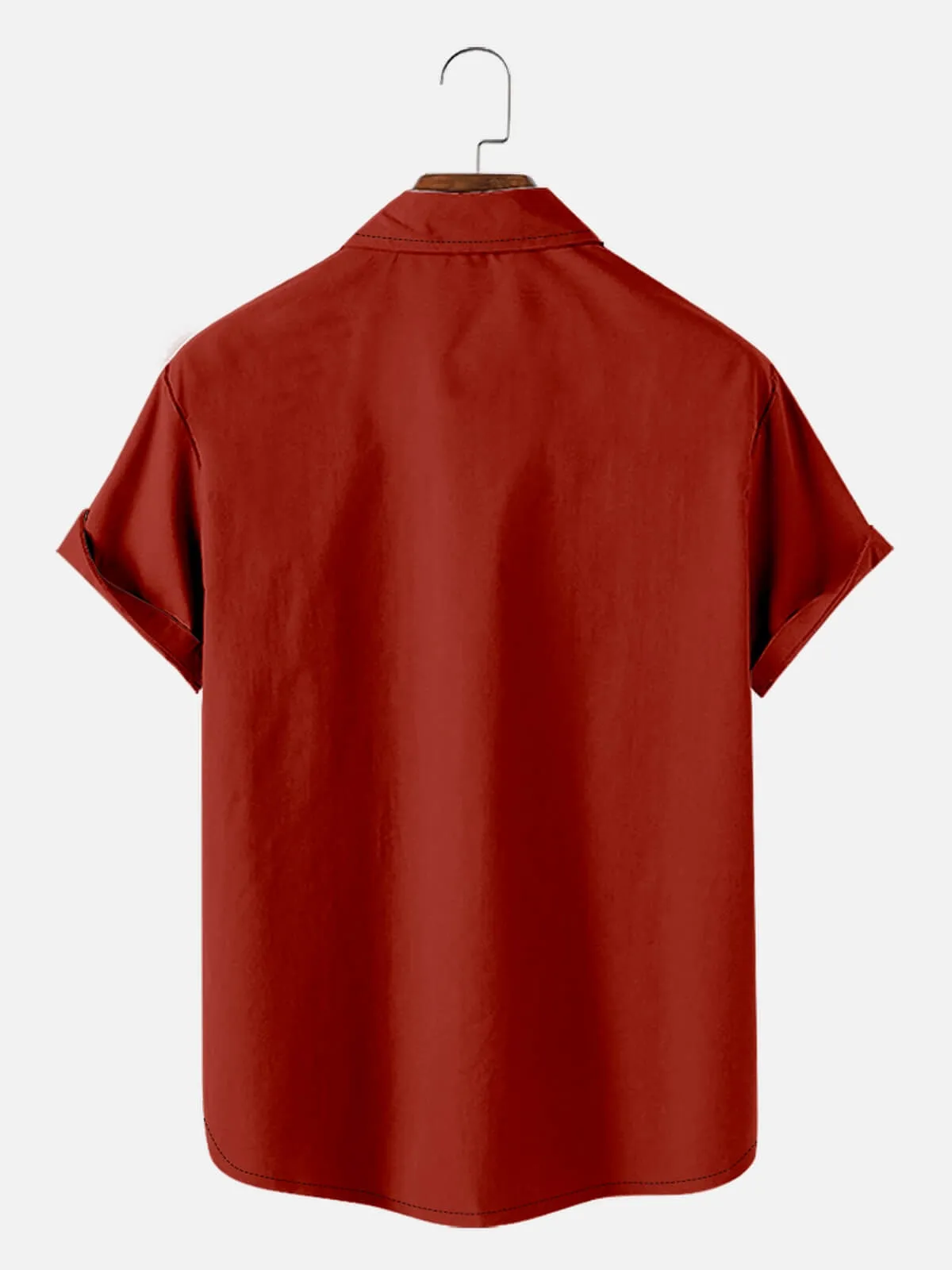Tall Men's Cowboy Western Spaceship Short Sleeve Shirt sold by Eleven Oasis product image thumbnail 4