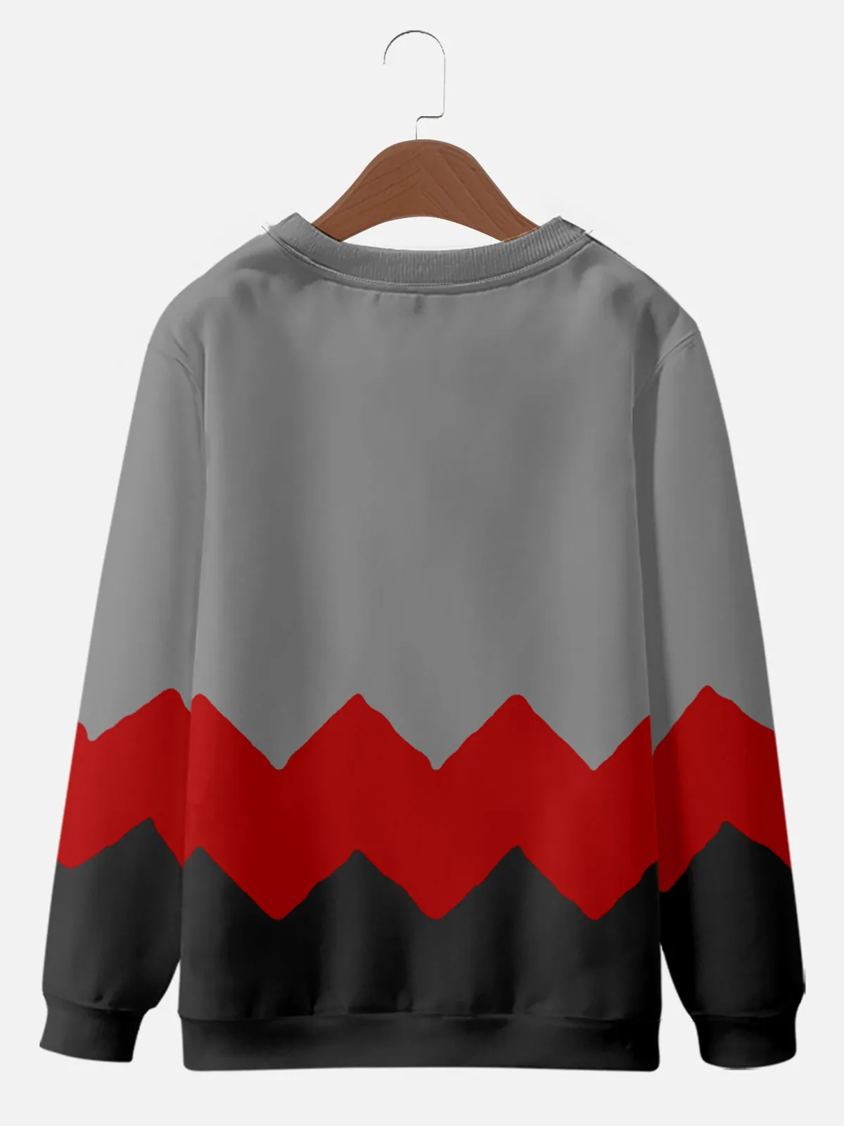 Men's Charlie Brown Inspired Zigzag Sweatshirt sold by Eleven Oasis product image thumbnail 4