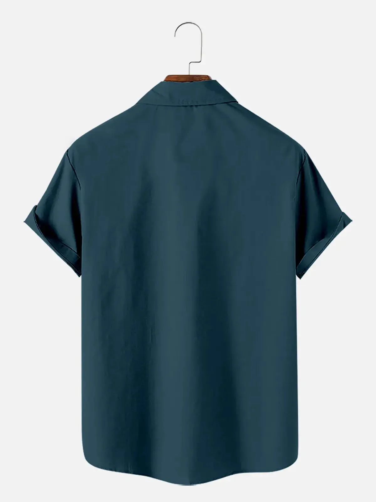 Men's Vertical Stripe Short Sleeve Shirt sold by Eleven Oasis product image thumbnail 2