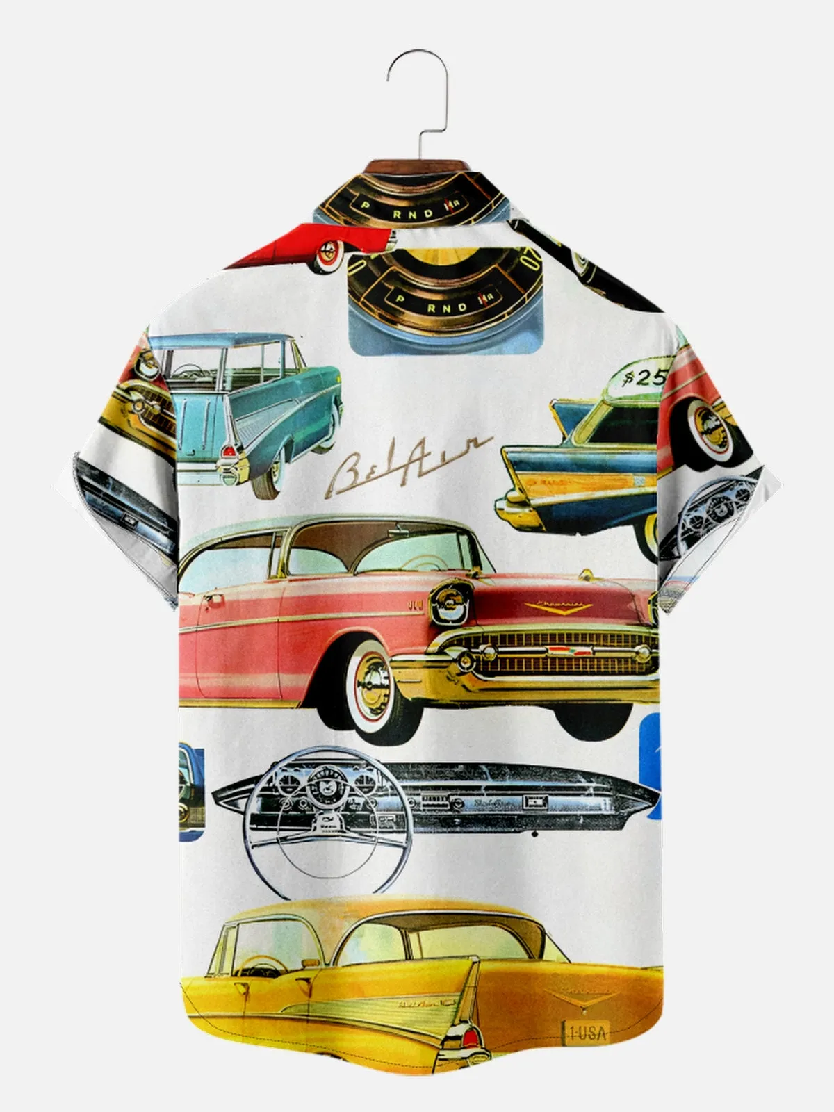 Men's Classic Chevrolet Bel Air Gallery Short Sleeve Shirt sold by Eleven Oasis product image thumbnail 2