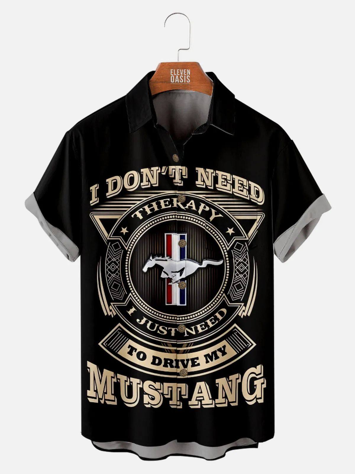Men's Mustang Therapy Drive Short Sleeve Shirt sold by Eleven Oasis