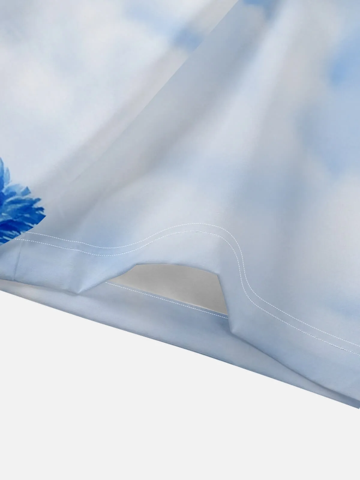 Men's Blue Tropical Skyline Hawaiian Short Sleeve Shirt sold by Eleven Oasis product image thumbnail 3