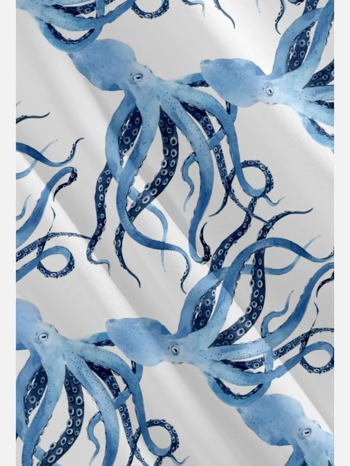 Men's Ocean Octopus Print Hawaiian Short Sleeve Shirt sold by Eleven Oasis product image thumbnail 3