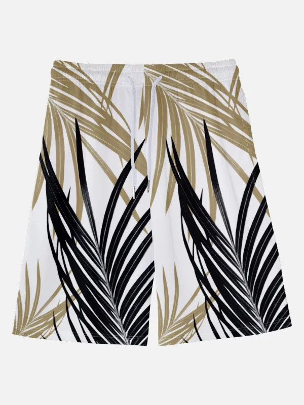 Men's Tropical Palm Print Shorts sold by Eleven Oasis