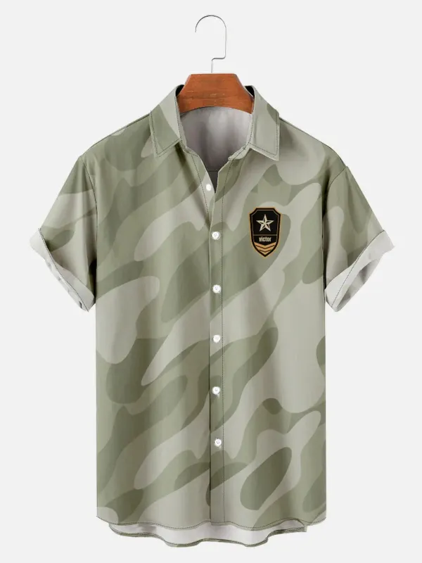 Men's Forest Hunter Short Sleeve Shirt sold by Eleven Oasis