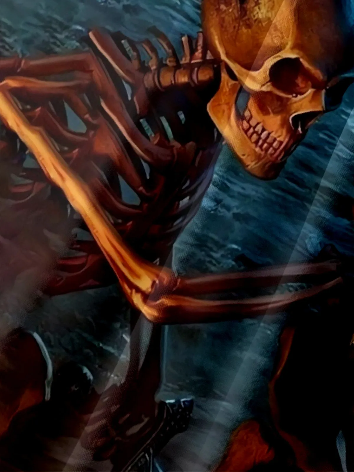 Tall Men's Skeleton Drinking Party Short Sleeve Shirt sold by Eleven Oasis product image thumbnail 3