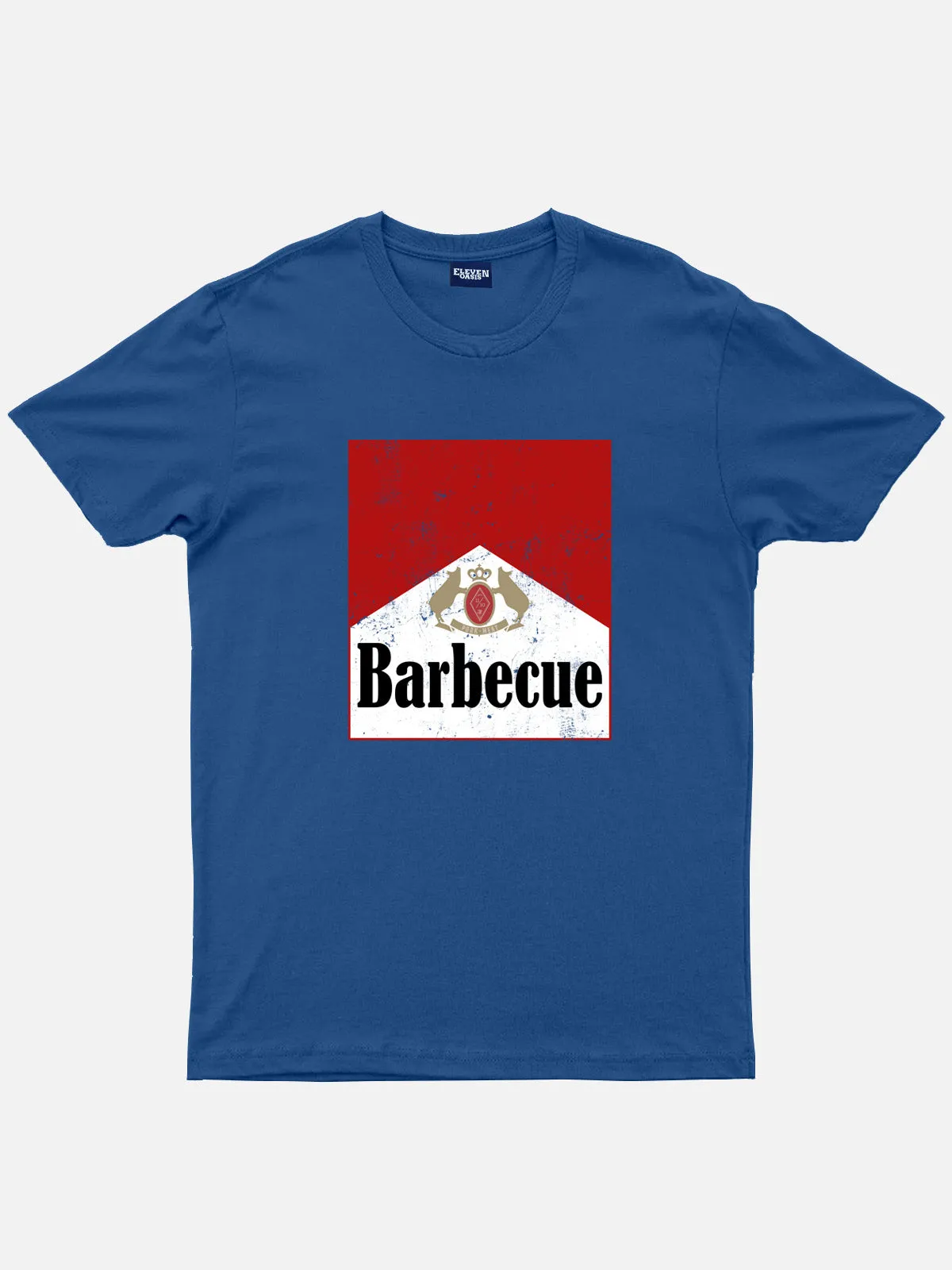 Barbecue Cigarette Parody Cotton T-Shirt sold by Eleven Oasis product image thumbnail 3
