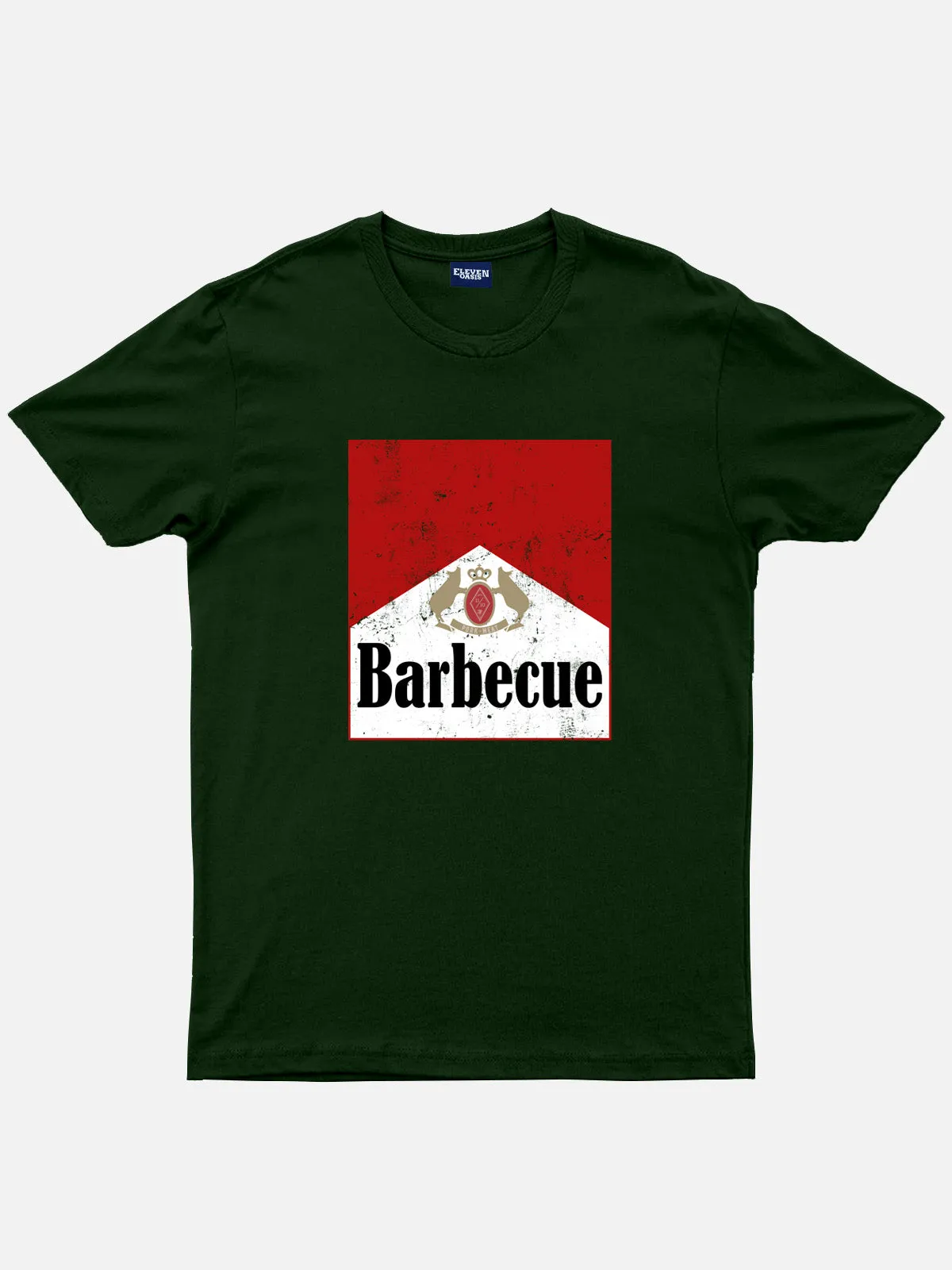 Barbecue Cigarette Parody Cotton T-Shirt sold by Eleven Oasis product image thumbnail 4