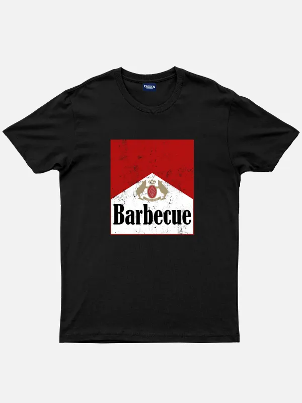 Barbecue Cigarette Parody Cotton T-Shirt sold by Eleven Oasis