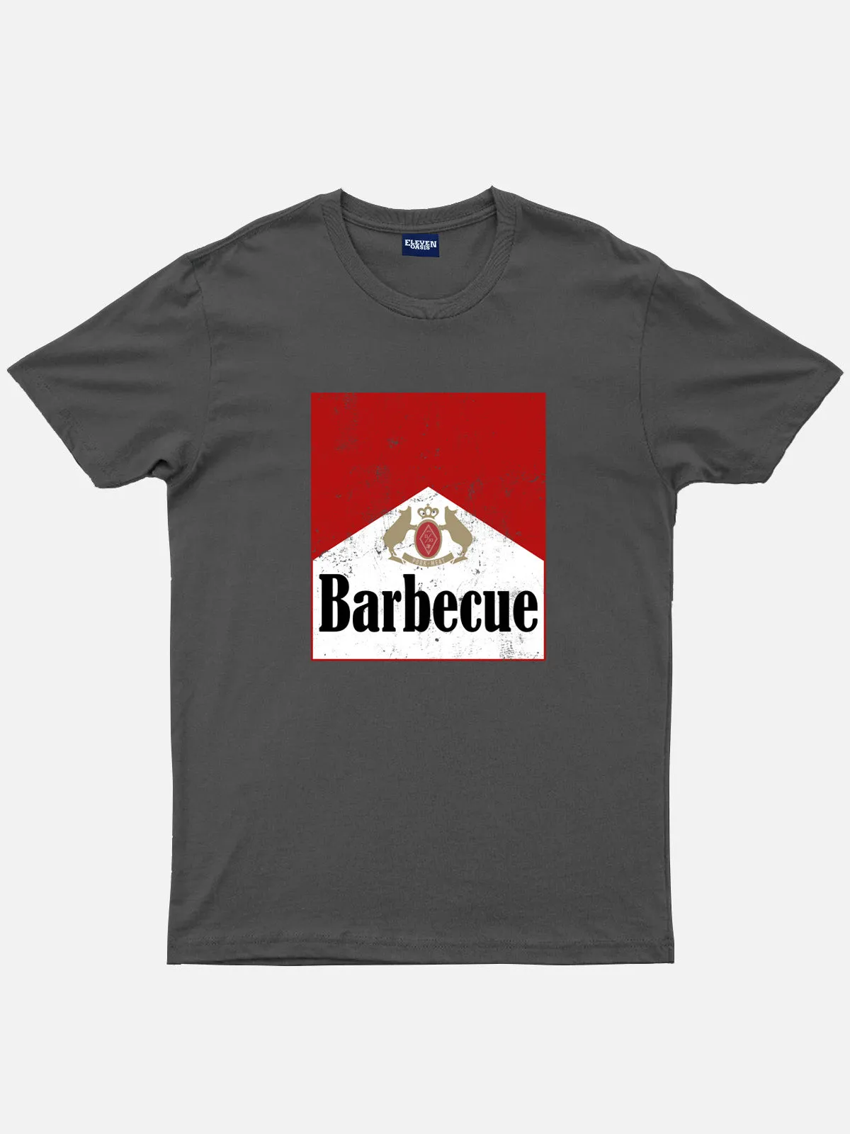 Barbecue Cigarette Parody Cotton T-Shirt sold by Eleven Oasis product image thumbnail 2