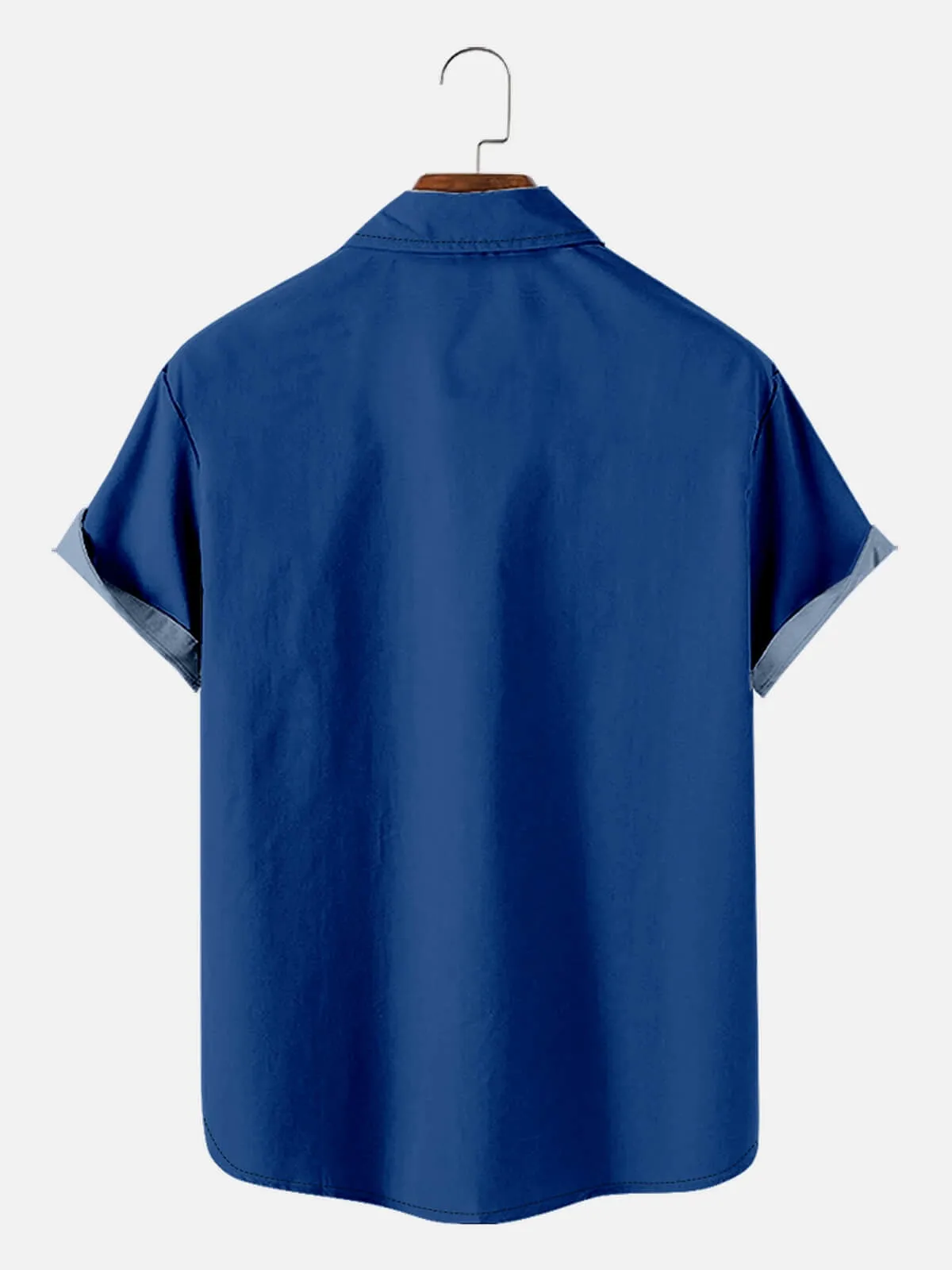 Tall Men's Patriotic Floral Panel Short Sleeve Shirt sold by Eleven Oasis product image thumbnail 5