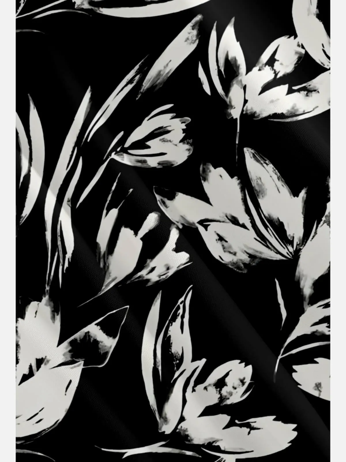 Men's Monochrome Floral Pattern Short Sleeve Shirt sold by Eleven Oasis product image thumbnail 4