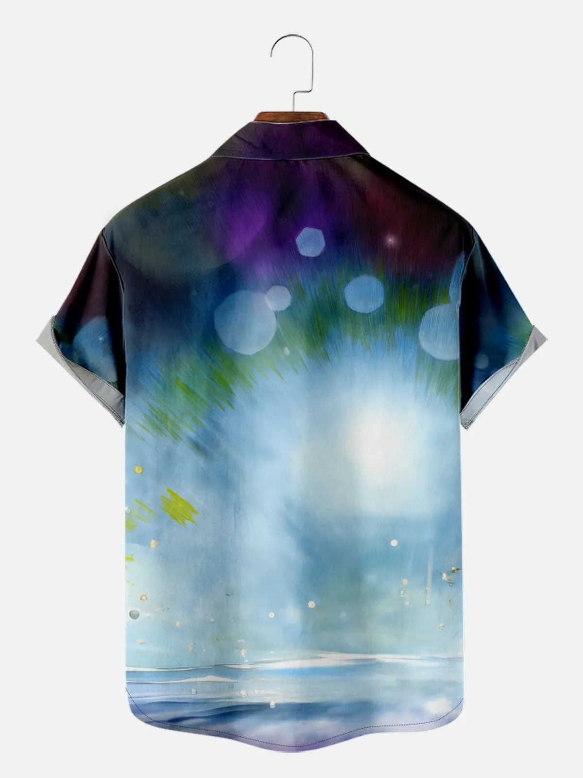 Tall Men's Santa Jet Ski Ride Christmas Short Sleeve Shirt sold by Eleven Oasis product image thumbnail 2
