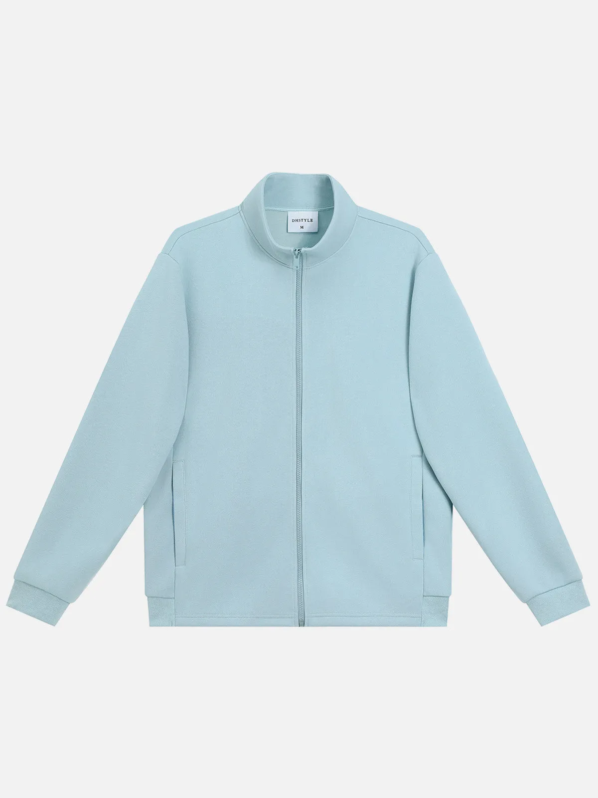 Men's Classic Stand Collar Track Jacket sold by Eleven Oasis