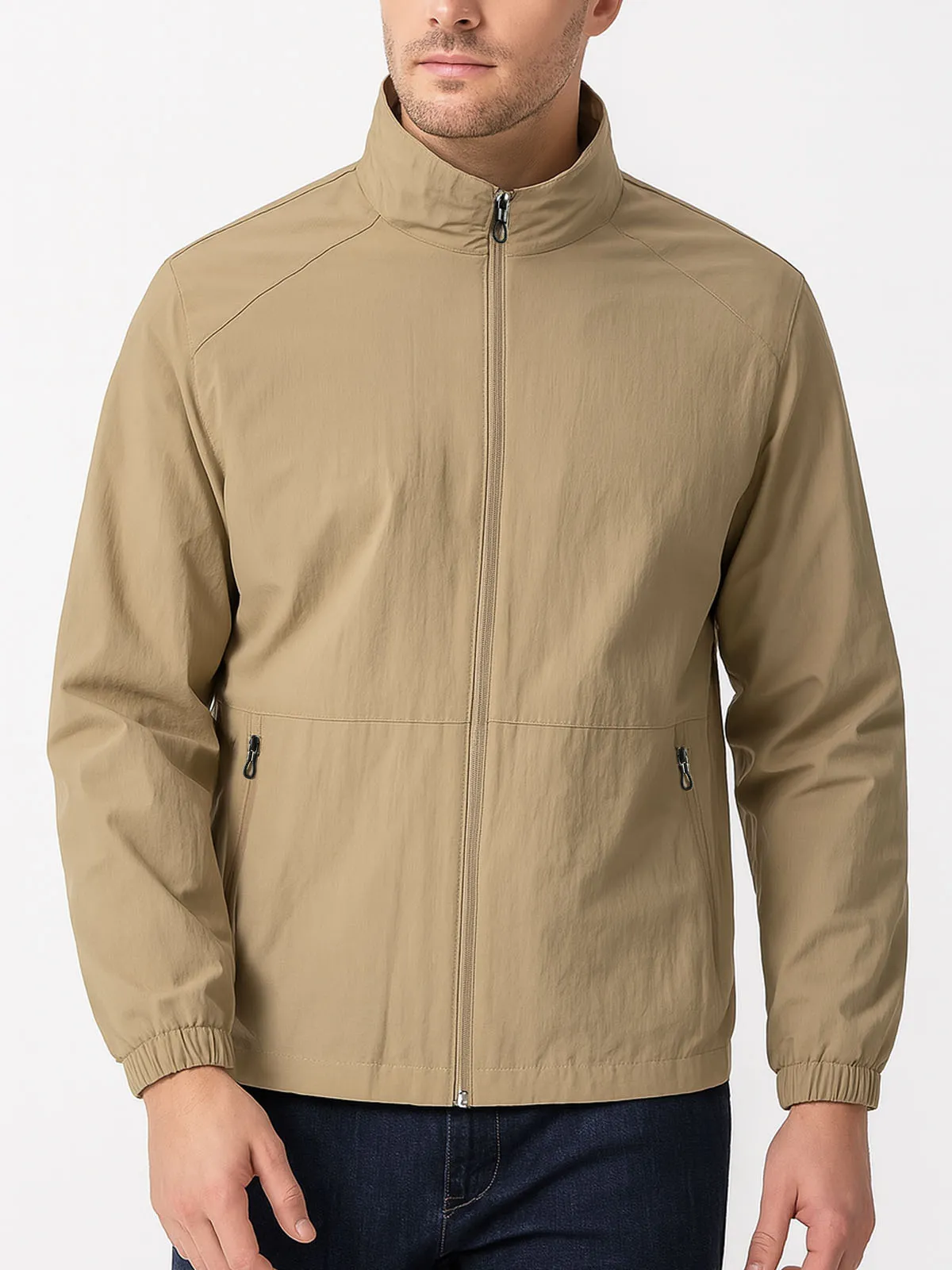 Men's Lightweight Windbreaker Jacket sold by Eleven Oasis product image thumbnail 3