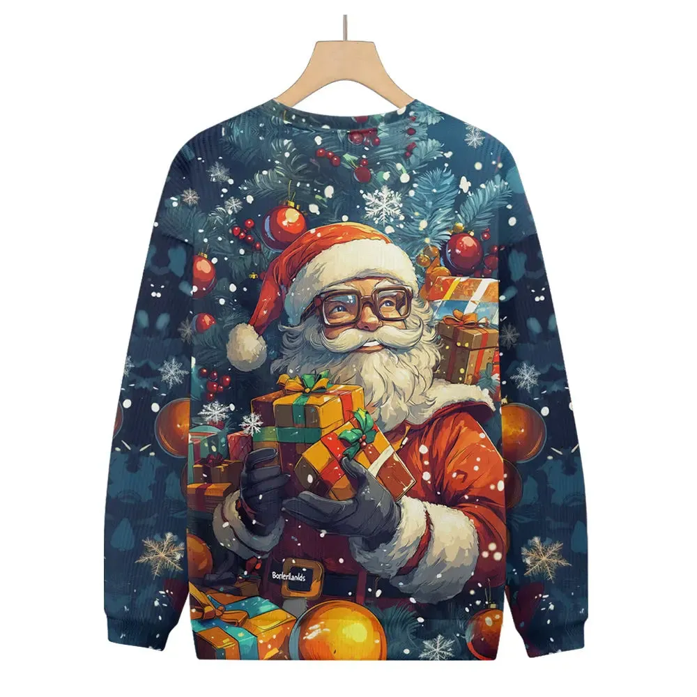 Anime Santa Gift Stack Christmas Sweatshirt sold by Eleven Oasis product image thumbnail 2