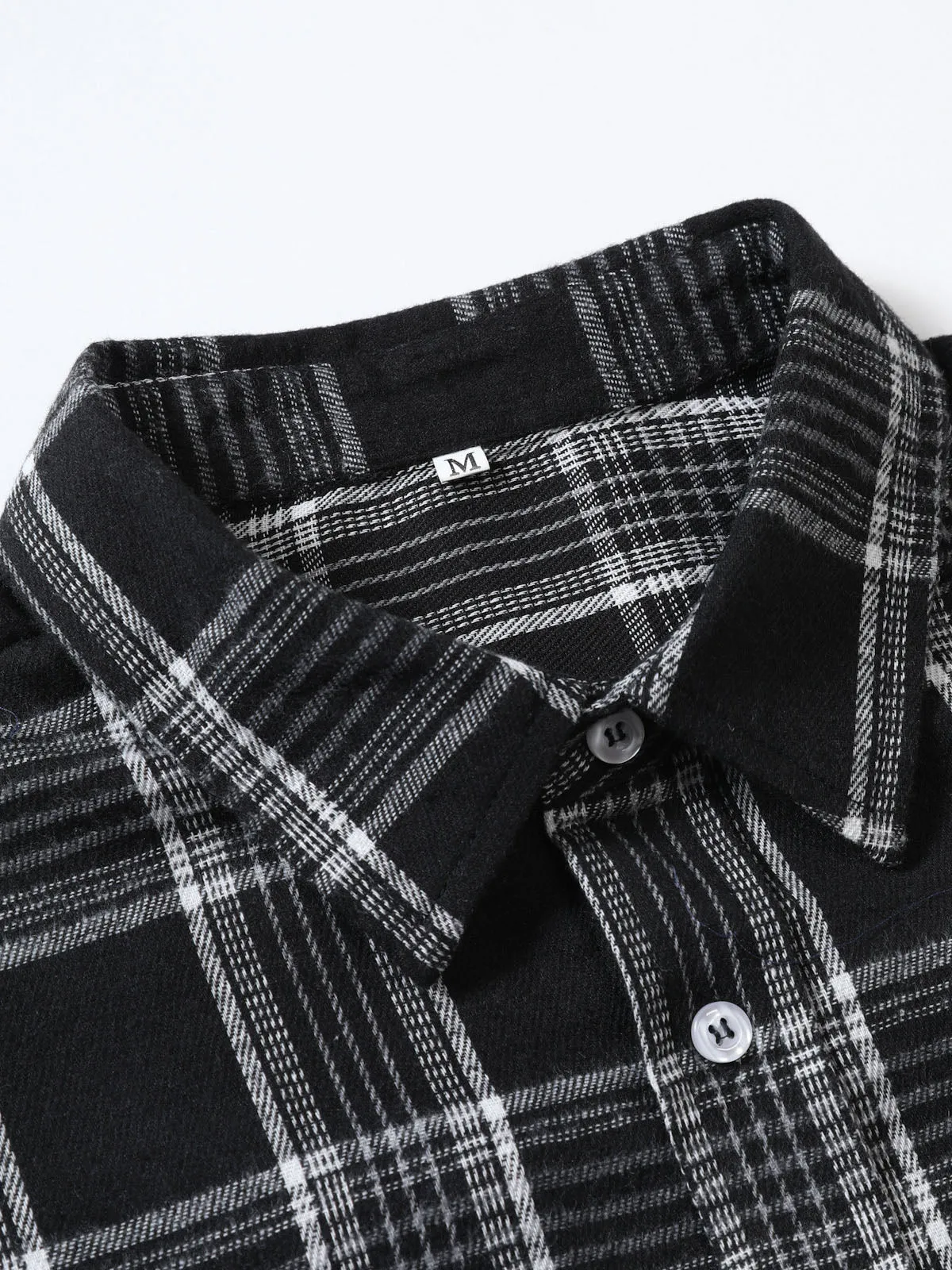 Men's Classic Plaid Long Sleeve Shirt sold by Eleven Oasis product image thumbnail 3