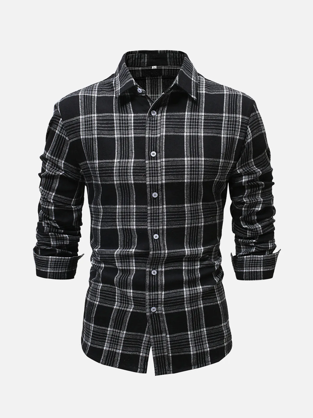 Men's Classic Plaid Long Sleeve Shirt sold by Eleven Oasis