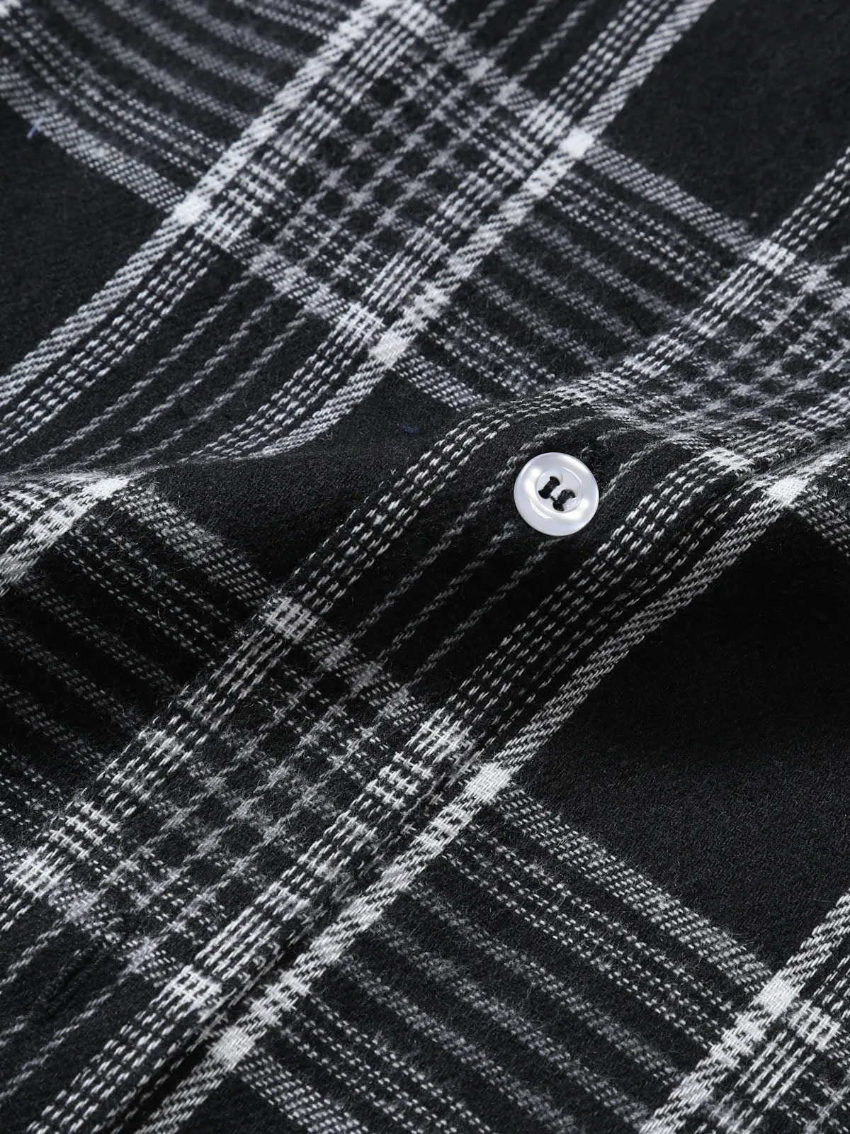 Men's Classic Plaid Long Sleeve Shirt sold by Eleven Oasis product image thumbnail 4